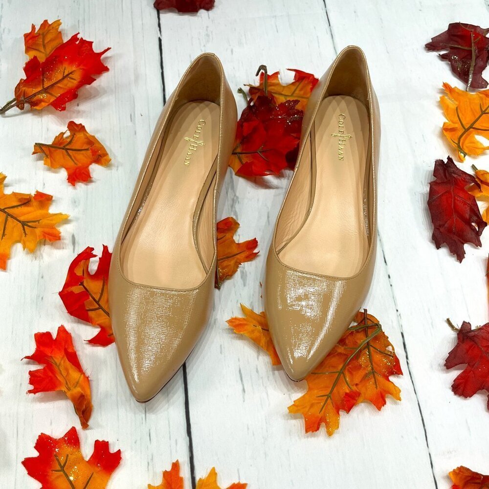Cole Haan Tan Flats